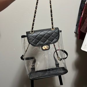 Clear backpack